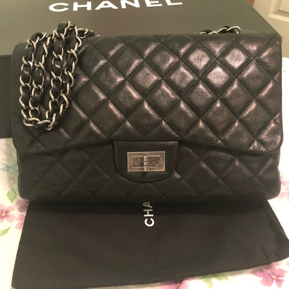 CHANEL Handbags - AUTHENTIC CHANEL JUMBO 227 FLAP BAG MSRP $6400